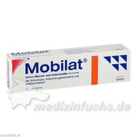 Mobilat Intens Muskel-und Gelenksalbe 3% Creme, 100 G – PZN 412493 из Германии (PZN 412493)