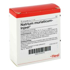 Natrium Muriaticum Injeel Ampullen (10 stk) – PZN 704379 из Германии (PZN 704379)