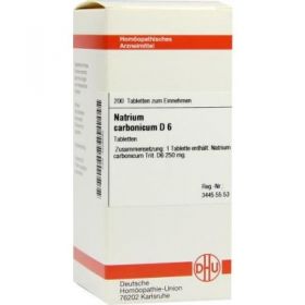 Natrium Carbonicum D 6 Tabletten (200 stk) – PZN 4228562 из Германии (PZN 4228562)