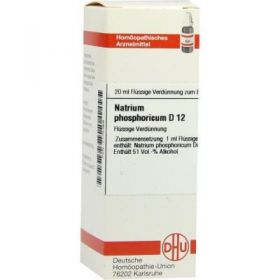 Natrium Phosphoricum D 12 Dilution (20 ml)  – PZN 7175369 из Германии (PZN 7175369)