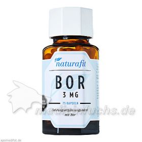 Naturafit Bor 3 mg, 75 ST – PZN 11731936 из Германии (PZN 11731936)