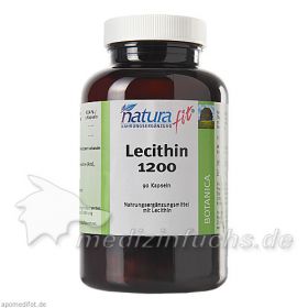 NATURAFIT Lecithin 1200 Kapseln, 90 ST – PZN 3204950 из Германии (PZN 3204950)