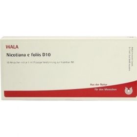 NICOTIANA E FOLIIS D10, 10X1 ML – PZN 2943645 из Германии (PZN 2943645)