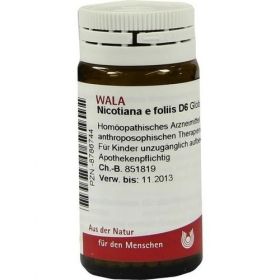 NICOTIANA E FOLIIS D 6, 20 G  – PZN 8786744 из Германии (PZN 8786744)