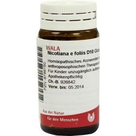 NICOTIANA E FOLIIS D10, 20 G – PZN 8786750 из Германии (PZN 8786750)