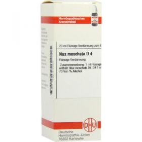 Nux Moschata D 4 Dilution (20 ml)  – PZN 2124930 из Германии (PZN 2124930)