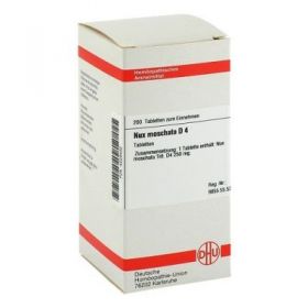 Nux Moschata D 4 Tabletten (200 stk)  – PZN 4229432 из Германии (PZN 4229432)