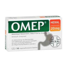 OMEP HEXAL 20mg (14 stk) – PZN 10070208 из Германии (PZN 10070208)