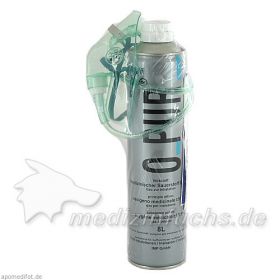 O PUR Sauerstoff Dose inkl. Maske und Schlauch, 8 L – PZN 3044104 из Германии (PZN 3044104)