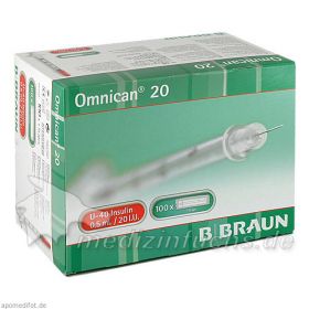 Omnican 20 0.5ml Insulin U-40 0.30x8mm einzelverp, 100X1 ST – PZN 460813 из Германии (PZN 460813)