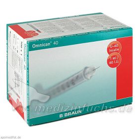 Omnican 40 1.0ml Insulin U-40 0.30x8mm einzelverp., 100X1 ST – PZN 460836 из Германии (PZN 460836)