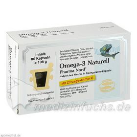 Omega-3 Naturell Pharma Nord, 80 ST – PZN 4682172 из Германии (PZN 4682172)