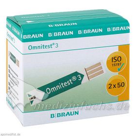 Omnitest 3 BZM Sensoren, 2X50 ST – PZN 6435584 из Германии (PZN 6435584)