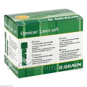 OMNICAN LANCE SOFT LANZETTEN, 200 ST – PZN 7275421 из Германии (PZN 7275421)