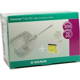 Omnican fine Set a 100 Kanülen 0.30x10mm, 1 P – PZN 7350246 из Германии (PZN 7350246)