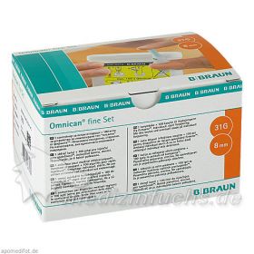Omnican fine Set a 100 Kanülen 0.25x8mm, 1 P – PZN 7350252 из Германии (PZN 7350252)