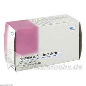 Nystatin acis Fimtabletten, 100 ST  – PZN 7371308 из Германии (PZN 7371308)