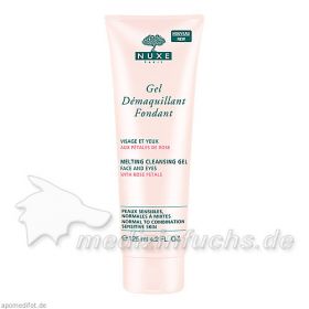 NUXE Gel Demaquillant Fondant aux Petrals de Rose, 125 ML – PZN 9628013 из Германии (PZN 9628013)