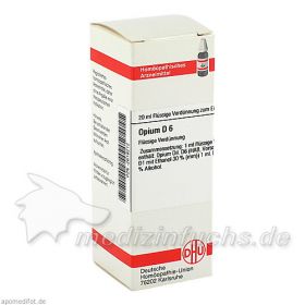 OPIUM D 6, 20 ML – PZN 2619212 из Германии (PZN 2619212)