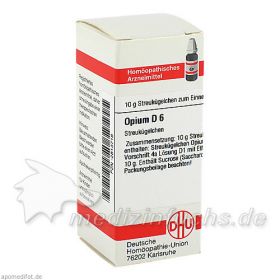 OPIUM D 6, 10 G – PZN 2813718 из Германии (PZN 2813718)