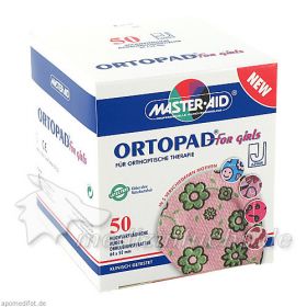 Ortopad for girls junior Okklussionspflaster, 50 ST – PZN 2877121 из Германии (PZN 2877121)
