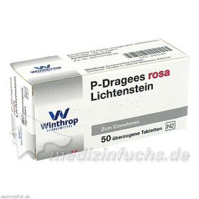P DRAGEES ROSA, 50 ST – PZN 3935582 из Германии (PZN 3935582)