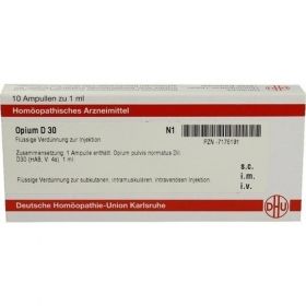 OPIUM D 30 Ampullen, 10X1 ML – PZN 7176191 из Германии (PZN 7176191)