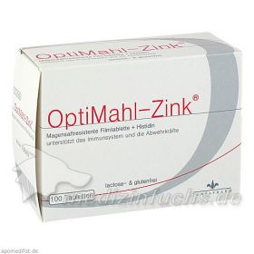 OptiMahl-Zink 15mg, 100 ST – PZN 993797 из Германии (PZN 993797)