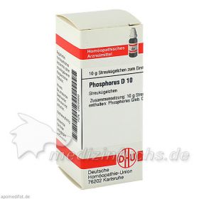 PHOSPHORUS D10, 10 G – PZN 2928999 из Германии (PZN 2928999)