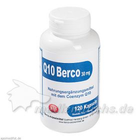 Q 10 Berco 30mg, 120 ST – PZN 458420 из Германии (PZN 458420)