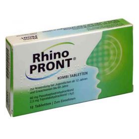 Rhinopront Kombi Tabletten (12 stk) – PZN 7387611 из Германии (PZN 7387611)