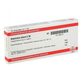 Arsenicum Album C 30 Ampullen (10X1 ml) – PZN 2826075 из Германии (PZN 2826075)