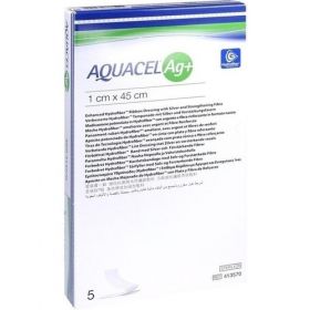 AQUACEL Ag+ 1X45CM, 5 ST – PZN 10203773 из Германии (PZN 10203773)