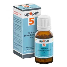 Apopet Schüssler-salz Nummer 5  Kalium phosphoricum D  6 veterin (12 g) – PZN 11685627 из Германии (PZN 11685627)