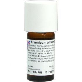 ARSENICUM ALB D 4, 20 ML – PZN 1628918 из Германии (PZN 1628918)