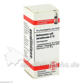 ANTIMONIUM SULF AURANT D12, 10 G – PZN 7159034 из Германии (PZN 7159034)