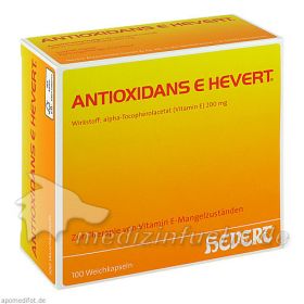 Antioxidans E Hevert Kapseln, 100 ST – PZN 7631241 из Германии (PZN 7631241)