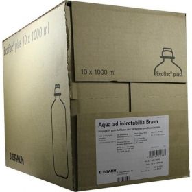 AQUA AD INJECT ECOFLAC PLUS, 10X1000 ML – PZN 8609338 из Германии (PZN 8609338)