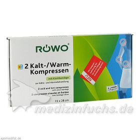 ROEWO Kalt-/Warm-Kompresse(2Stück)m. Klettbandage, 1 P – PZN 4242450 из Германии (PZN 4242450)