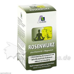 Rosenwurz Kapseln 200mg, 60 ST – PZN 449125 из Германии (PZN 449125)