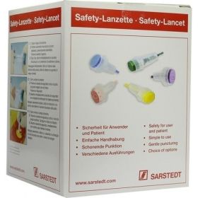 Safety-Lanzette 28G mini blau Einstechtiefe 1.6mm, 200 ST – PZN 6796106 из Германии (PZN 6796106)