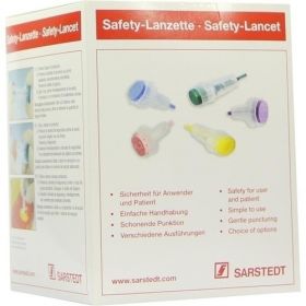 Safety-Lanzette 21G Normal grün Einstechtiefe1.8mm, 200 ST – PZN 6796112 из Германии (PZN 6796112)