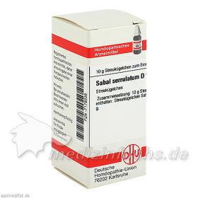 SABAL SERRULATUM D 1, 10 G – PZN 7179338 из Германии (PZN 7179338)