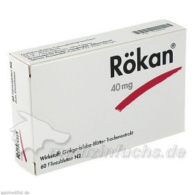 Rökan 40mg, 60 ST – PZN 7446696 из Германии (PZN 7446696)