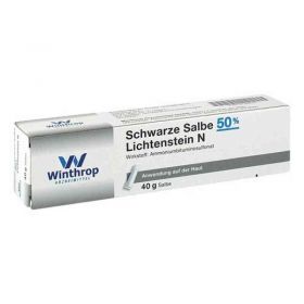 Schwarze Salbe 50% Lichtenstein N (40 g) – PZN 1596331 из Германии (PZN 1596331)