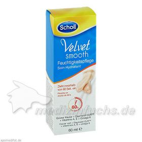 SCHOLL Velvet smooth Feuchtigkeitspflege Creme, 60 ML – PZN 10286552 из Германии (PZN 10286552)