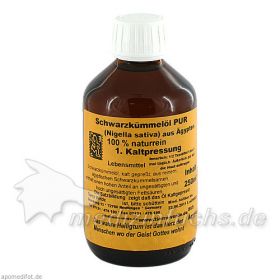 Schwarzkümmelöl ägyptisch, 250 ML – PZN 8710652 из Германии (PZN 8710652)