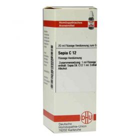 Sepia C 12 Dilution (20 ml) – PZN 4236633 из Германии (PZN 4236633)