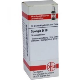 Spongia D 10 Globuli (10 g) – PZN 4237584 из Германии (PZN 4237584)