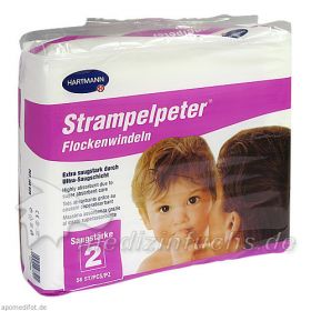 Strampelpeter Flockenwindeln Saugstärke 2, 56 ST – PZN 367462 из Германии (PZN 367462)